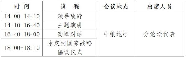 關(guān)于召開首屆永定河論壇的第二號通知